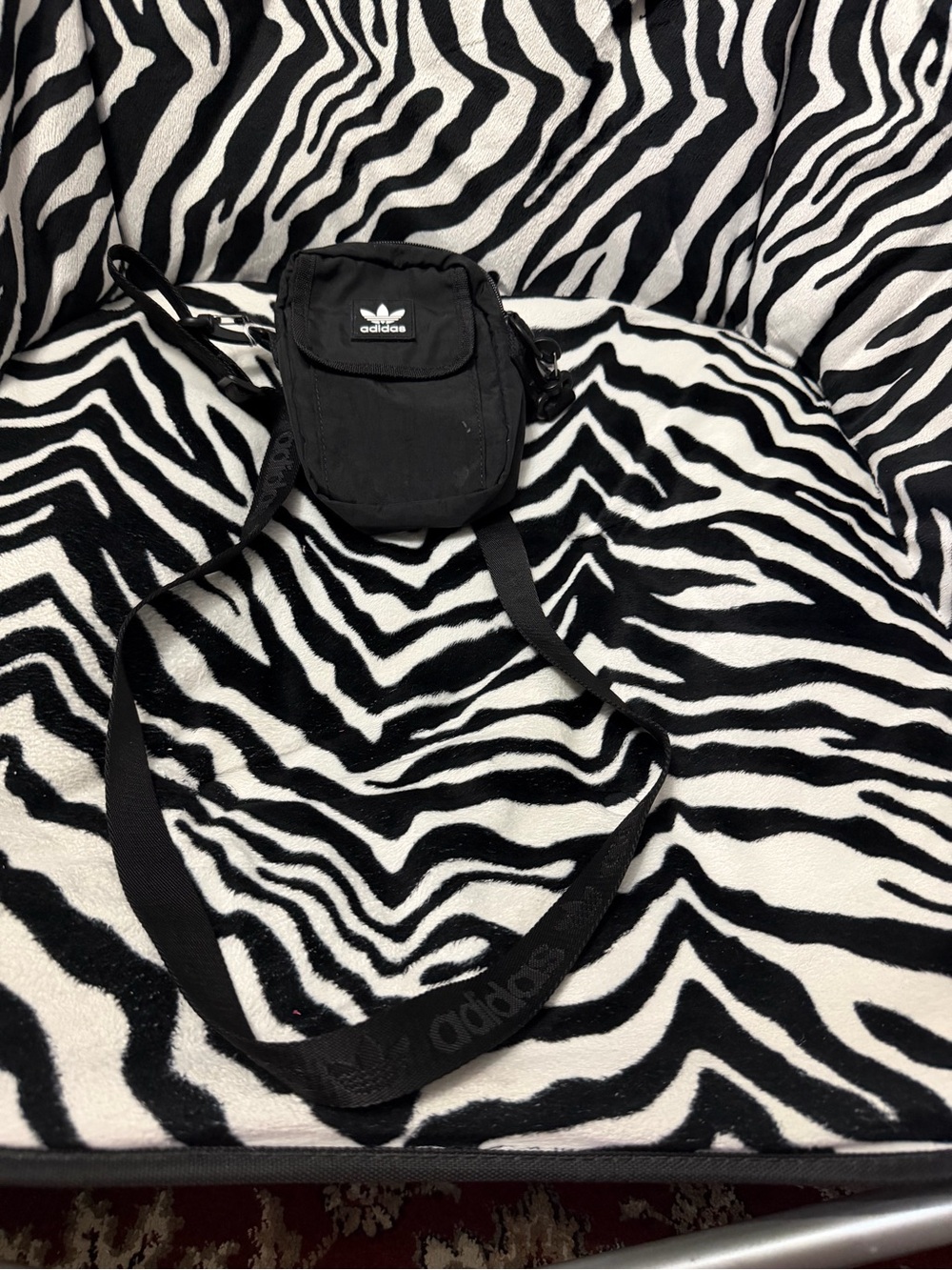 Small black Adidas crossbody bag